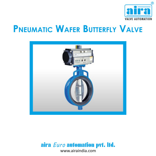 Aira Euro Automation is a leading manufacturer of wafer type butterfly valve in India. Aira has a wide range of butterfly valve which is operated by pneumatic actuator, gear & lever.
