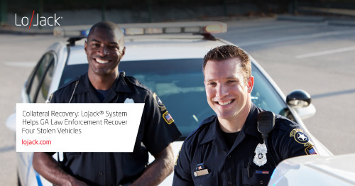 The recovery of one stolen vehicle often leads law enforcement to a number of other stolen assets. Recently, a single LoJack signal helped law enforcement in Georgia recover four stolen vehicles. Discover more on our blog: https://okt.to/CyuKdi #AutoTheft