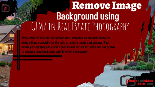 Remove Image Background using GIMP in Real Estate Photography