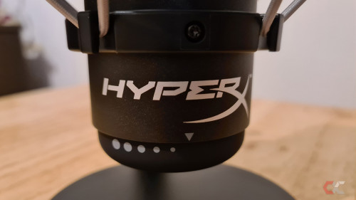 Review HyperX Quadcast S Overcluster Volumen