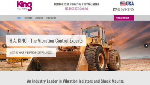 H.A. King manufactures vibration isolators, shock mounts and a wide variety of anti-vibration products. When you have any problems related to vibration, shock or noise control, we have the solution. Browse ha-king.com to check out our updated catalog OR call us at (248) 599-2105.

Read More:- https://ha-king.com/

Rubber Compounding: Rather than being limited to some in house rubber compounding methods, we are free to solicit the most up-to-date processes used by the industries leading rubber compounders. This affords you, the customer, the best of both worlds competitive pricing and the latest “state-of-the-art,”‘ rubber compounding.Metal Fabricating: we also utilize out-sourcing for the necessary metal stamping used in our products. Again, this allows us to review and purchase the most competitive unit from a price and quality stand point that is available in the industry.H.A. King Company then processes and assembles these parts into quality isolators, engine mounts and other specialized rubber parts.

#VibrationIsolationProducts #VibrationIsolationMounts #VibrationIsolators #VibrationIsolatorMounts #VibrationShockMounts #VibrationDampingMounts #RubberVibrationIsolators #RubberIsolationMounts #CylindricalVibrationIsolators #CylindricalMounts #AntiVibrationRubberMounts #AntiVibrationIsolators #VibrationDampingSandwichMounts #SandwichMounts #ShockMounts