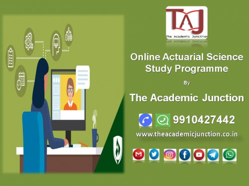 Online Actuarial Science Study Programme

Online Actuarial Science Study Programme by The Academic Junction for budding Actuaries.
For all our Actuarial Aspirants- The Academic Junction is one stop solution to your Actuarial Career.
Buck up and start your Actuarial Journey today!!! Visit on https://bit.ly/33wqz7F

For details
The Academic Junction
9910427442
www.theacademicjunction.co.in
#ActuarialScience  #ActuarialScienceLectures #ActuarialScienceVideoLectures  #ActuarialScienceonlineclasses #ActuarialScienceonlinelectures #ActuarialScienceVideoClasses  #ActuarialScienceOnlinecoaching  #ACETCoaching #ActuarialEntranceExamCoaching #ActuarialScienceInstitutes