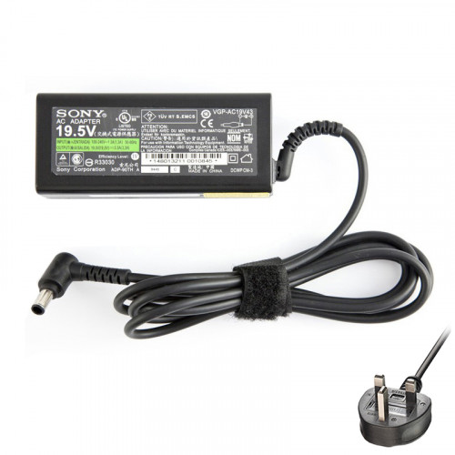 Original Sony VAIO Fit 15E SVF15 UK Adapter Charger 65W
https://www.adapterworld.co.uk/index.php?main_page=product_info&products_id=132937
Product Information
Input:100-240V / 50-60Hz
Voltage-Electric current-Output: 19.5V-3.3A-65W
Size of the plug: 6.5mm / 4.4mm 1 Pin
Color: Black
Condition: New,Original
Warranty: 1 Year Warranty and 30 Days Money Back
Package Include:
1 x Sony Charger
1 x Power Cable with UK Plug