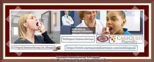 CareQuest Pharmacy is the best place in LA, USA for Sublingual immunotherapy. To know more details, visit our website,https://bit.ly/3mo3jl6