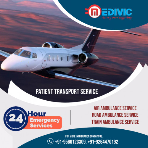 Medivic Aviation Air Ambulance Service in Jamshedpur offers the all advanced and possible medical convenient medical setups for the quick-shifting of the patient at any medical discomfort. 

More@ https://bit.ly/2A1hqF9