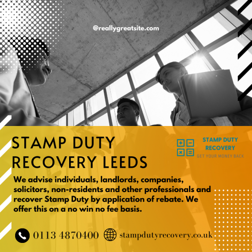 We advise individuals, landlords, companies, solicitors, non-residents and other professionals and recover Stamp Duty by application of rebate. We offer this on a no win no fee basis.
More Detail: https://stampdutyrecovery.co.uk/
#StampdutyrecoveryLeeds #Stamp #duty #recovery #Leeds #Stampduty #recoveryLeeds