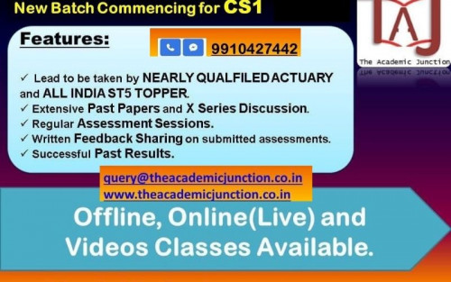 CS1 Exam Analysis Session- April 2022 by The Academic Junction. Watch out the video for last minute tips and tricks. If you want to take a trail you can contact us at  9910427442 or visit us at Best Actuarial Science Institute. Reach out to us for all CS1 tricks and tips by All India Topper.
For full course contact us on
Website- www.theacademicjunction.co.in
Classes available for CS1/2, CM1/2, CB1/2, CP1/2/3,SP4/5.
Visit - https://www.youtube.com/watch?v=-C1R_MhlAtw
Please add yourself to our telegram channel for all notifications and updates

https://t.me/joinchat/GGT1zrx7MpFmYTdl

Please make sure you connect with us on following social media platforms to keep yourself updated with all recent notifications

 *YouTube* 
https://youtube.com/channel/UCG-sBwMa...

 *LinkedIn* 
https://www.linkedin.com/company/the-...

 *Instagram* 
https://instagram.com/theacademicjunc...
#AcetCoachingNearMe  #ActuarialScienceVideoLectures #BestActuarialScienceCoachingInMumbai #OnlineActuarialScienceClasses  #OnlineActuarialCoaching #ActuarialScienceDTHClasses #ActuarialScience  #BestActuarialScienceInstitutesinIndia #BestActuarialScienceInstitutesinMumbai #BestActuarialScienceInstitutesinBangalore #BestActuarialScienceInstitutesinKolkata #ActuarialScienceInstitutesinIndia #CS1Coaching