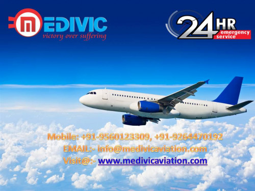 Medivic Aviation Air Ambulance Service in Lucknow provides you best treatment and care facility inside the Air Ambulance for safe patient transfer purposes. We provide well-setup commercial or private planes to the patient for transfer. 

More@ https://bit.ly/3FwkI3M