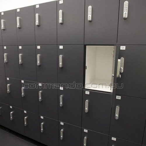 Commando timber laminate lockers are sleek in design while proving a rigid and versatile storage system for a range of applications. Our lockers are available in standard sizes and also custom designs to suit your exact requirements. Our timber laminate lockers are Australian made and you have the choice of different locking systems so you can safely store your items with confidence. For more information visit the website https://www.commando.com.au/products/lockers-seats-and-stands/timber-laminate-lockers/

#timberlaminatelockers #CommandoStorageSystems