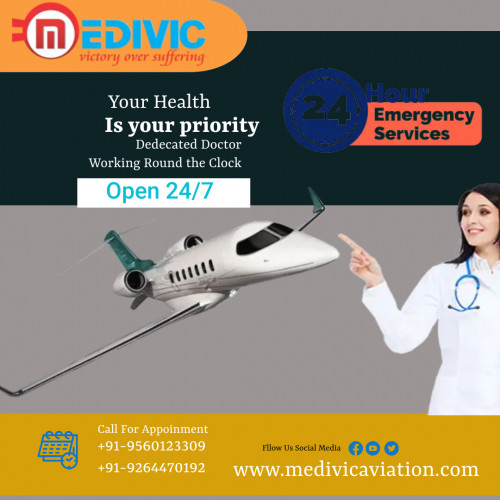 Medivic Aviation Air Ambulance Service in Bhubaneswar provides emergency medical setup at an affordable cost for the convenient medical shifting to stabilize the patient's condition at the time of shifting.

More@ https://bit.ly/2W0vtr2