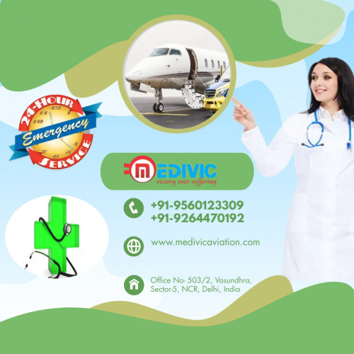 Medivic Aviation Air Ambulance in Goa confers the highly maintained medical flights for emergency relocation purposes. We provide preeminent therapeutic support to the patients for a rapid cure during the entire shift.

More@  https://bit.ly/3OomAPB