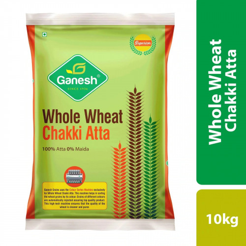 WHOLE WHEAT CHAKKI ATTA 10KG