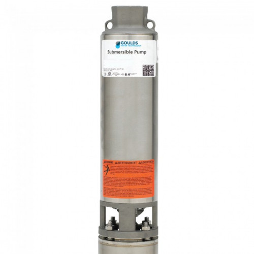 Goulds Stainless Steel 4'' submersible pumps are specifically designed for residential, light commercial, small municipal water supplies as well as light irrigation applications. 1.25'' discharge. easy to install, Visit https://www.aquascience.net/products/pumps-tanks-well-components/submersible-pumps/goulds