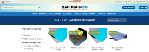 Purchase your high quality anti static mat in custom sizes or full rolls. Our ESD Mats are available as ESD Bench Mats or ESD Floor Mats. Order Online Now! Anti static mat

When it comes to finding top quality ESD products, look no further than our team at Anti-Static ESD. As purveyors of the finest quality ESD stock in Europe, we take our role as one of the leading suppliers of quality static control products incredibly seriously. It is this dedication and professionalism that makes us one of the best choices around for all of your anti static products needs.
#antistaticmat #esdmat #antistaticbag #ESDClothing #esdflooring #antistaticfloortiles #esdfloortiles #esdchair #esdworkbench #esdbench #staticshieldingbags

Read more:- https://www.antistaticesd.co.uk/product-category/anti-static-esd-mats/