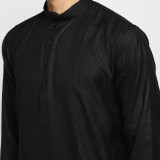 black-dobby-kurta-6