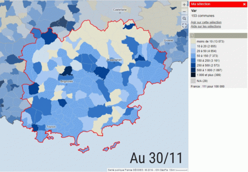 carte incidence var 3011 0401