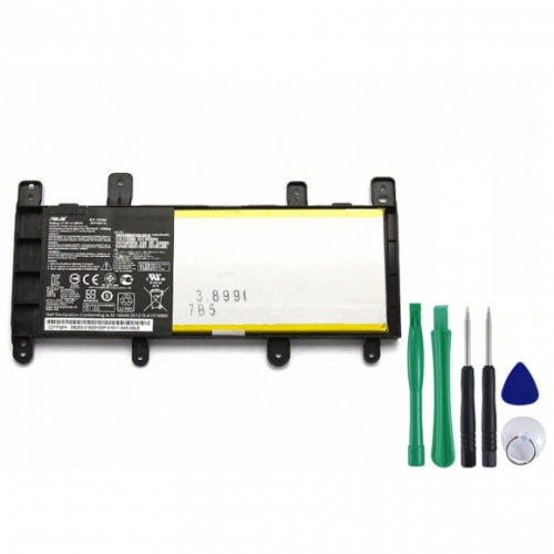 Original 38Wh Asus R753UX-T4262T Akku
https://www.30netzteil.de/asus-c-26_28/38wh-asus-r753uxt4262t-akku-p-92018.html
Produktinfo
Akkutechnologie: Li-ion
Ausgangsspannung (Volt): 7.6 Volt
Kapazität: 5000 mAh / 38 Wh / 2-Zellen
Farbe: Schwarz
Artikelzustand: Neu,100% Original
Garantie: 6 Monate / 30-Tage Rückgabe
Paket enthalten:
1 x Akku Asus (mit Werkzeugen)
Kompatibles Modell:
0B200-01800100 Asus, C21N1515 Asus, C21Pq9H Asus,