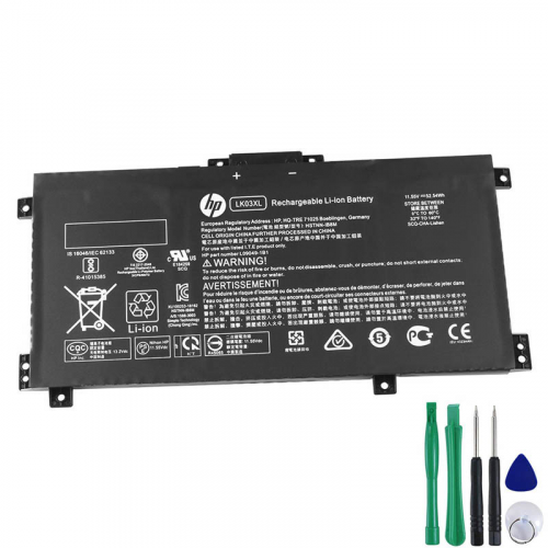 Originele 55Wh HP LK03XL TPN-1129 Accu Batterij
https://www.30adapter.nl/originele-55wh-hp-lk03xl-tpn1129-accu-batterij-p-143493.html
Product informatie:
Type: Li-ion
Voltage(Volt): 11.5 Volt
Capaciteit: 4835mAh / 55Wh / 3-Cell
Kleur: Zwart
Conditie: Nieuw,100% Originele
Garantie: 6 maanden garantie en 30 dagen geld terug
Pakket inbegrepen:
1 x HP Accu (met gereedschap)