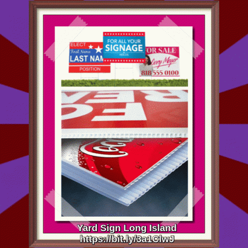 Searching for birthday yard sign printing company in Long Island? No worries, All in 1 Graphics is the #1 sources for Yard signs. We do print yard signs and lawn signs for birthday party greeting at affordable rates. In our print we use high quality printing materials and the latest printing technology.
https://bit.ly/3a20hjD