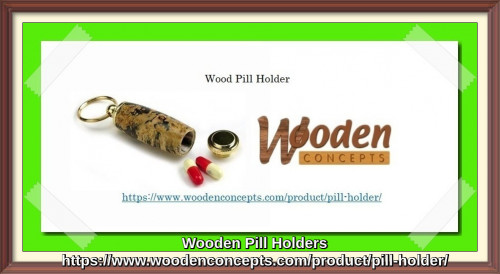 Looking for a new wooden pill box to hold your medications?  Watch out for wooden pill holders of Wooden Concepts make beautiful gifts and showcase the quality of wood material we use as well as the creativity and the expertise of the woodwork.
https://www.woodenconcepts.com/product/pill-holder/