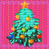 pink-christmas-tree-spark-jaisini-art-gif-gold-stars-christmas2020