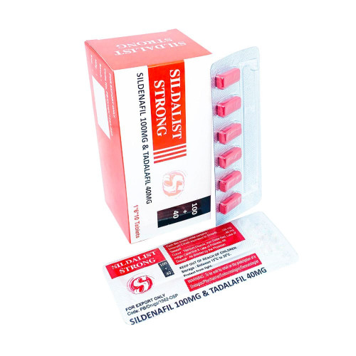 Sildalist 140mg is a new specialized medication for the treatment of erectile dysfunction.it contains two pf the most effective active ingredients used to treat impotency or problems with sildenafil citrate 100mg and tadalafil 40mg. Sildalist 140mg is produced to a high quality standard to ensure its safety and effectiveness.Buy sildalist 140mg Online https://www.mensmedy.com/sildalist-strong-140mg.html